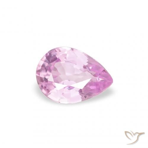 5.34 ctw Pink Sapphire Stones, Natural Sapphire in Pear Facet Shape for Sale
