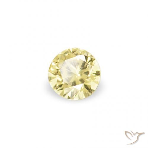 1.88 ctw Yellow Sapphire Stones, Natural Sapphire in Diamond-Cut Shape for Sale