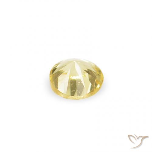 Sapphire Gemstones in 1.4 mm (calibrated) Size for Sale, Sapphire Stones in Light Yellow Color