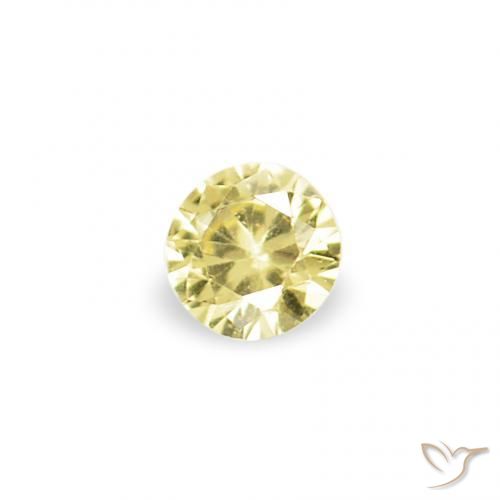 1.54 ctw Yellow Sapphire Stones, Natural Sapphire in Diamond-Cut Shape for Sale