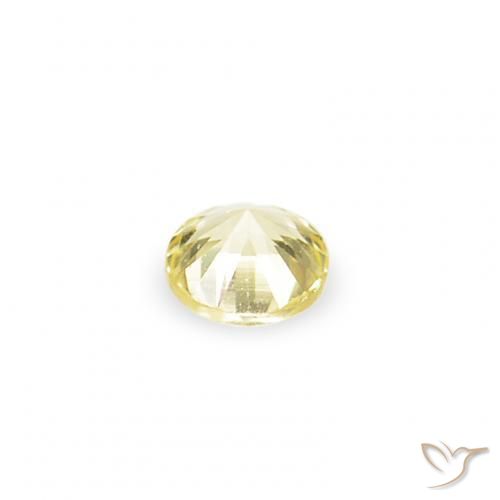 Sapphire Gemstones in 1.4 mm (calibrated) Size for Sale, Sapphire Stones in Light Yellow Color