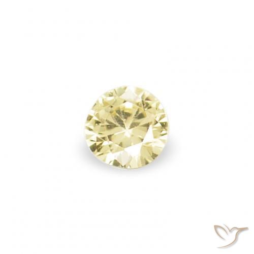 1.54 ctw Yellow Sapphire Stones, Natural Sapphire in Diamond-Cut Shape for Sale