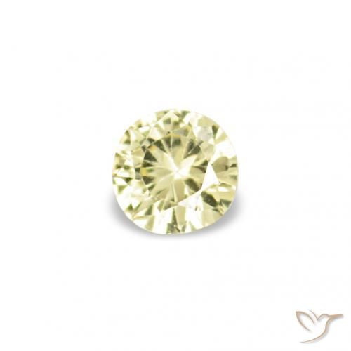 1.53 ctw Yellow Sapphire Stones, Natural Sapphire in Diamond-Cut Shape for Sale