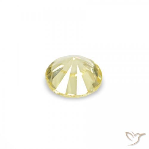 Sapphire Gemstones in 1.4 mm (calibrated) Size for Sale, Sapphire Stones in Light Yellow Color