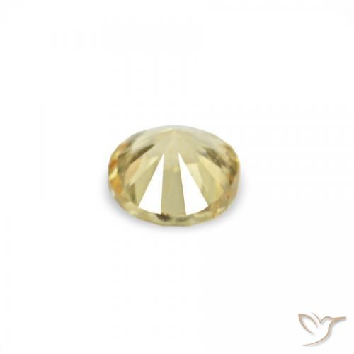 Sapphire Gemstones in 1.4 mm (calibrated) Size for Sale, Sapphire Stones in Light Yellow Color