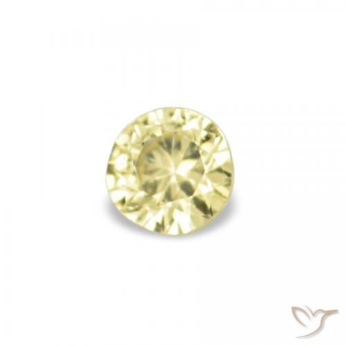 1.53 ctw Yellow Sapphire Stones, Natural Sapphire in Diamond-Cut Shape for Sale