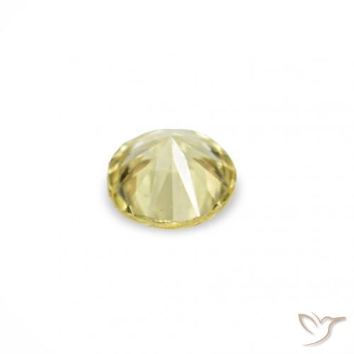 Sapphire Gemstones in 1.4 mm (calibrated) Size for Sale, Sapphire Stones in Light Yellow Color