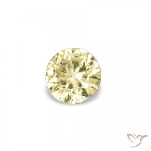 1.52 ctw Yellow Sapphire Stones, Natural Sapphire in Diamond-Cut Shape for Sale