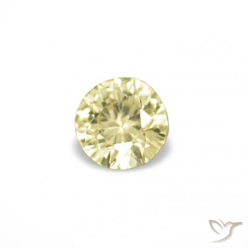 1.53 ctw Yellow Sapphire Stones, Natural Sapphire in Diamond-Cut Shape for Sale