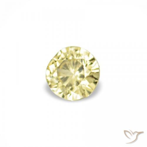 1.54 ctw Yellow Sapphire Stones, Natural Sapphire in Diamond-Cut Shape for Sale