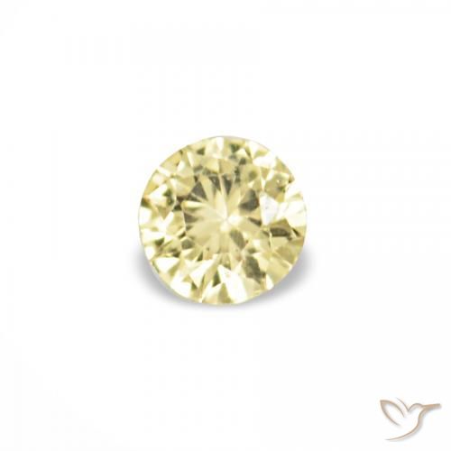 1.55 ctw Yellow Sapphire Stones, Natural Sapphire in Diamond-Cut Shape for Sale