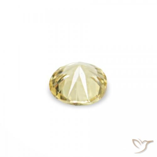 Sapphire Gemstones in 1.4 mm (calibrated) Size for Sale, Sapphire Stones in Light Laguna Yellow Color