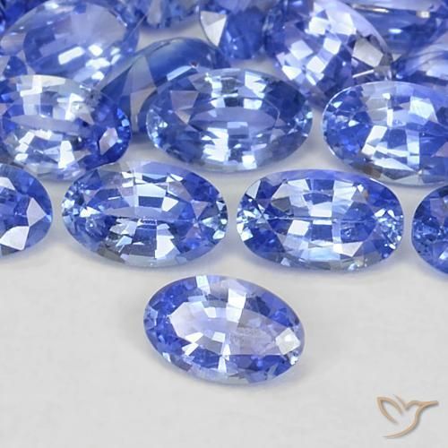 0.27 ct Blue Sapphire Stone, Natural Sapphire in Oval Facet Shape for Sale