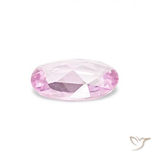 Sapphire Gemstone in 5.6 x 4 mm Size for Sale, Sapphire Stone in Light Purple-Pink Color