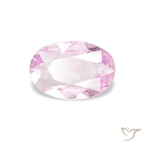 0.39 ct Purple Sapphire Stone, Natural Sapphire in Oval Facet Shape for Sale