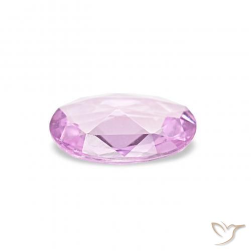 Sapphire Gemstone in 6 x 4 mm (calibrated) Size for Sale, Sapphire Stone in Light Pinkish Purple Color