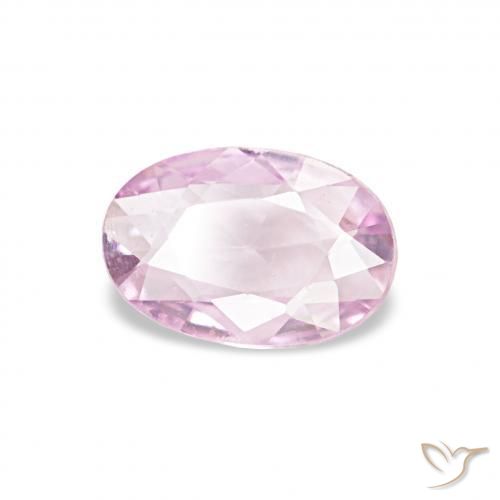 0.37 ct Pink Sapphire Stone, Natural Sapphire in Oval Facet Shape for Sale