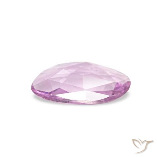 Sapphire Gemstone in 6.7 x 3.9 mm Size for Sale, Sapphire Stone in Medium Pink Color