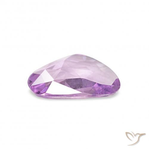 Sapphire Gemstone in 7 x 4.8 mm Size for Sale, Sapphire Stone in Cherry Pink Tone Color