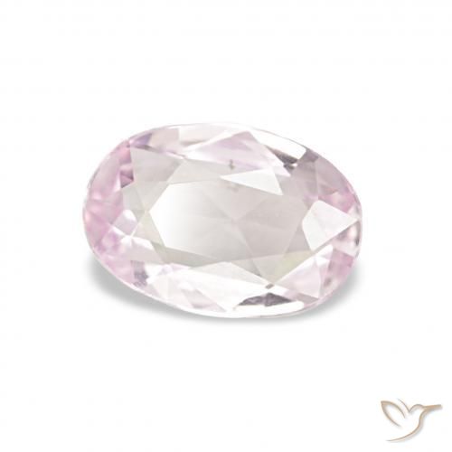 0.44 ct Pink Sapphire Stone, Natural Sapphire in Oval Facet Shape for Sale