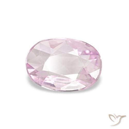 0.43 ct Pink Sapphire Stone, Natural Sapphire in Oval Facet Shape for Sale