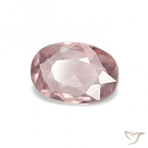 0.52 ct Pink Sapphire Stone, Natural Sapphire in Oval Facet Shape for Sale