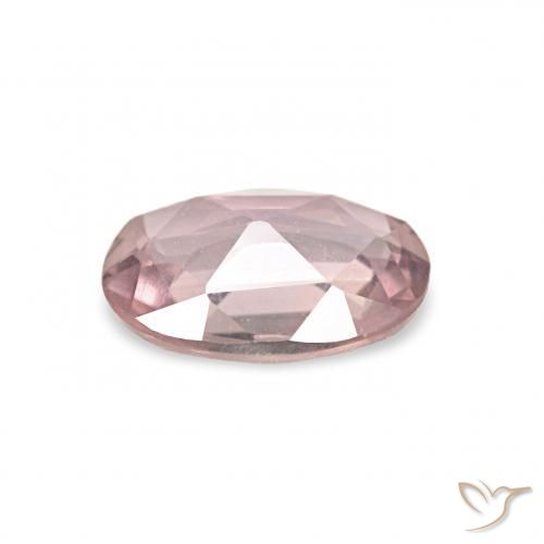 Sapphire Gemstone in 6 x 4.2 mm Size for Sale, Sapphire Stone in Light Bubblegum Pink Color