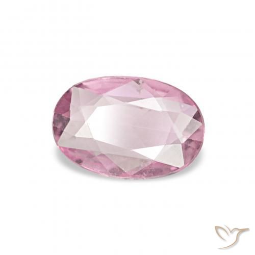 0.33 ct Pink Sapphire Stone, Natural Sapphire in Oval Facet Shape for Sale