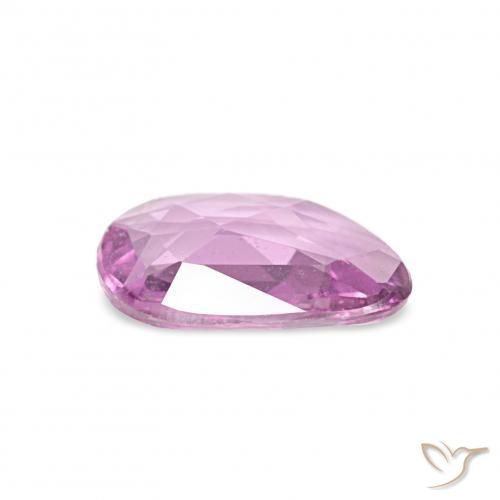 Sapphire Gemstone in 7.2 x 4.6 mm Size for Sale, Sapphire Stone in Medium Pink Color