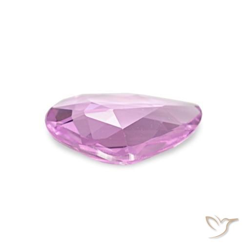 Sapphire Gemstone in 6.7 x 4.8 mm Size for Sale, Sapphire Stone in Pinkish Purple Color
