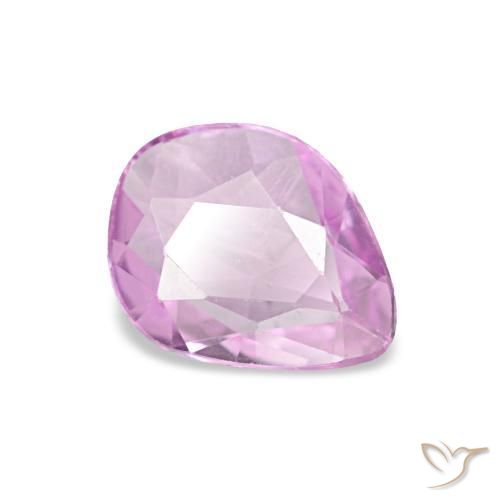 0.59 ct Purple Sapphire Stone, Natural Sapphire in Fancy Cut Shape for Sale