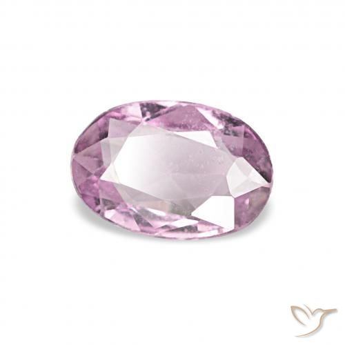 0.37 ct Purple Sapphire Stone, Natural Sapphire in Oval Facet Shape for Sale