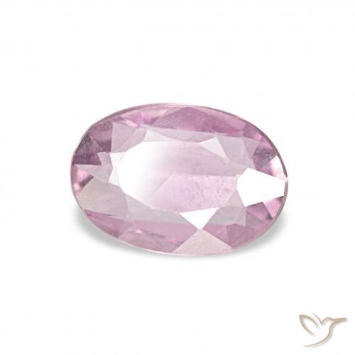 0.44 ct Purple Sapphire Stone, Natural Sapphire in Oval Facet Shape for Sale