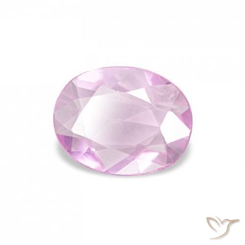 0.43 ct Purple Sapphire Stone, Natural Sapphire in Oval Facet Shape for Sale