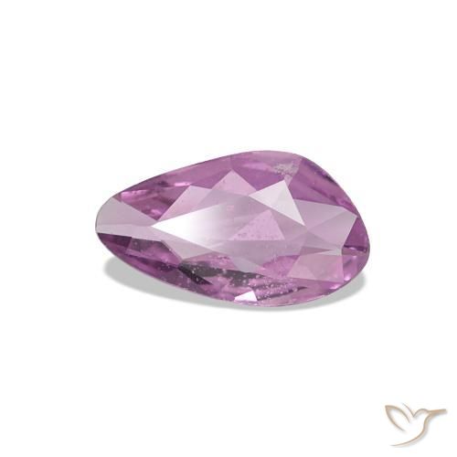 0.44 ct Purple Sapphire Stone, Natural Sapphire in Fancy Cut Shape for Sale