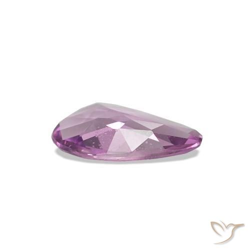 Sapphire Gemstone in 7.2 x 4.1 mm Size for Sale, Sapphire Stone in Pinkish Purple Color
