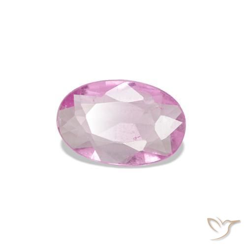 0.31 ct Pink Sapphire Stone, Natural Sapphire in Oval Facet Shape for Sale