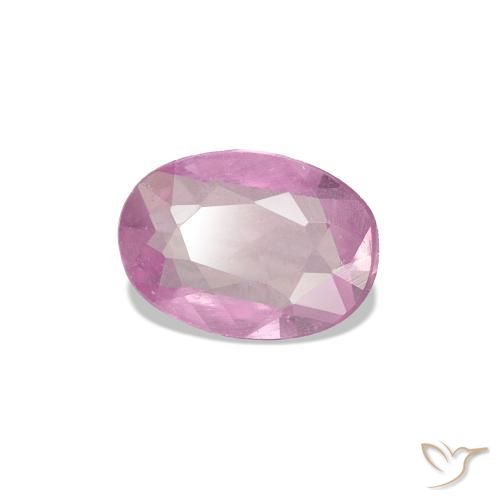 0.39 ct Purple Sapphire Stone, Natural Sapphire in Oval Facet Shape for Sale