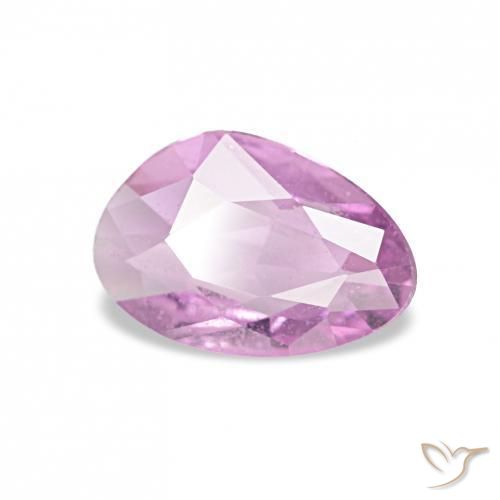 0.53 ct Purple Sapphire Stone, Natural Sapphire in Fancy Cut Shape for Sale