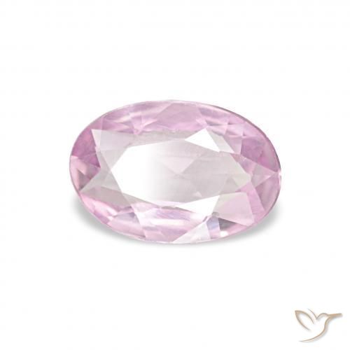 0.41 ct Pink Sapphire Stone, Natural Sapphire in Oval Facet Shape for Sale