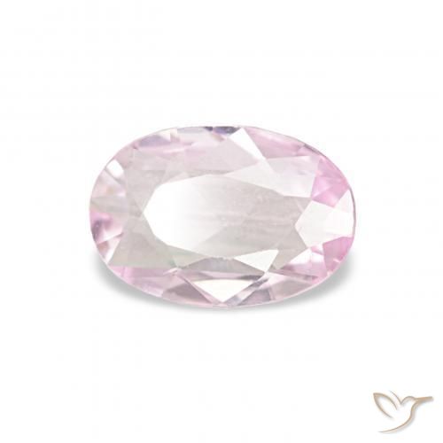 0.34 ct Pink Sapphire Stone, Natural Sapphire in Oval Facet Shape for Sale