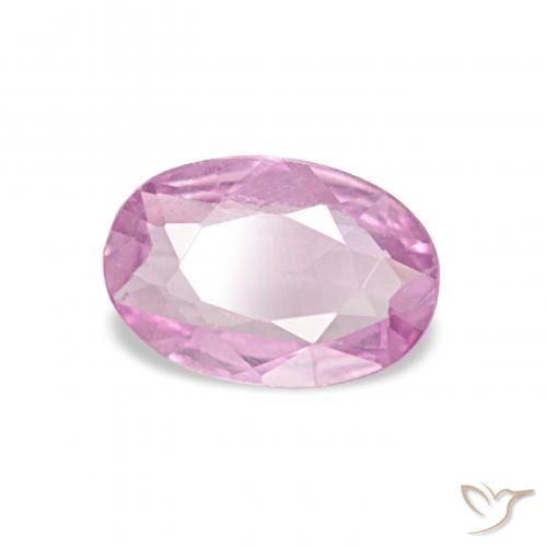0.43 ct Purple Sapphire Stone, Natural Sapphire in Oval Facet Shape for Sale