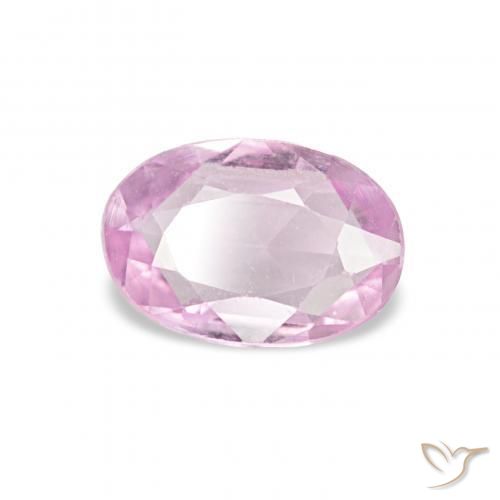 0.48 ct Purple Sapphire Stone, Natural Sapphire in Oval Facet Shape for Sale