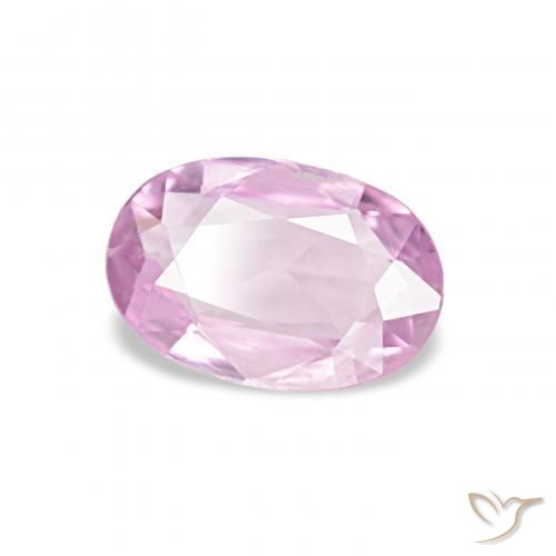 0.46 ct Purple Sapphire Stone, Natural Sapphire in Oval Facet Shape for Sale