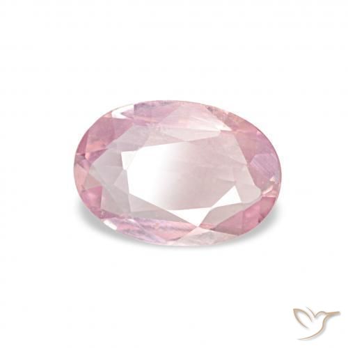 0.40 ct Pink Sapphire Stone, Natural Sapphire in Oval Facet Shape for Sale