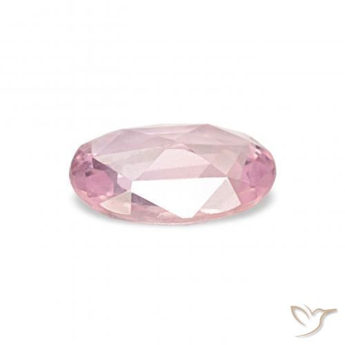 Sapphire Gemstone in 6 x 4 mm (calibrated) Size for Sale, Sapphire Stone in Light Bubblegum Pink Color
