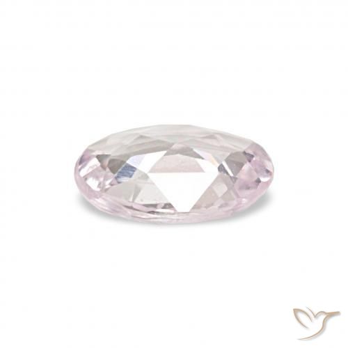 Sapphire Gemstone in 5.6 x 3.9 mm Size for Sale, Sapphire Stone in Very Light Pink Color