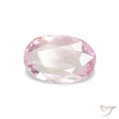 0.38 ct Pink Sapphire Stone, Natural Sapphire in Oval Facet Shape for Sale