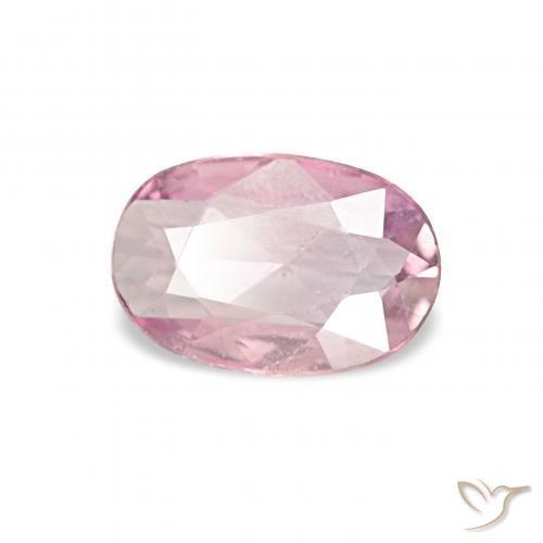 0.34 ct Pink Sapphire Stone, Natural Sapphire in Oval Facet Shape for Sale