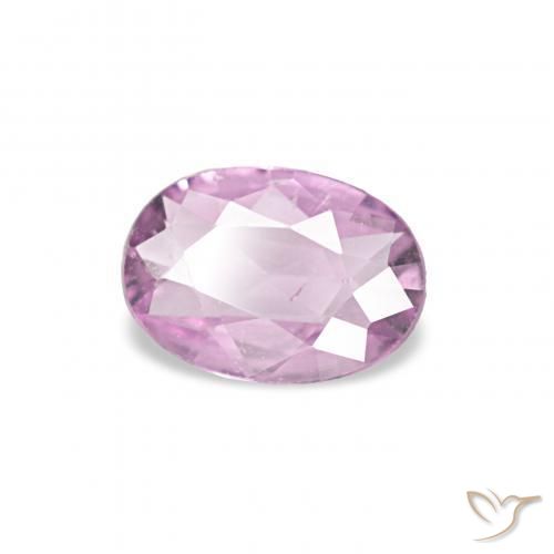 0.32 ct Pink Sapphire Stone, Natural Sapphire in Oval Facet Shape for Sale